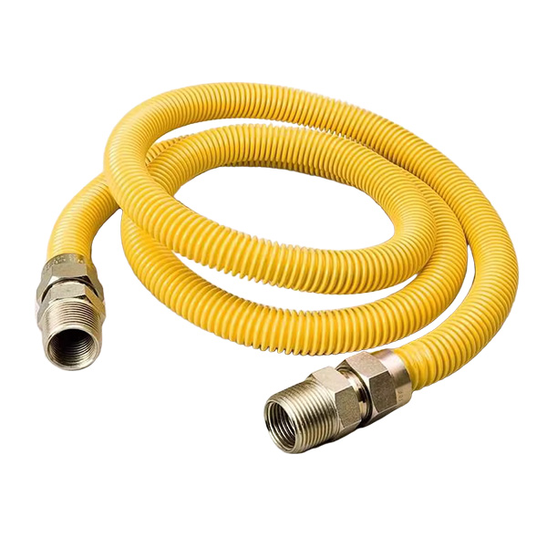 YELLOW COATED GAS CONNECTORS